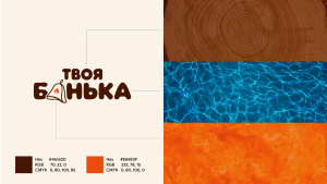 Элементы логотипа «Твоя банька»